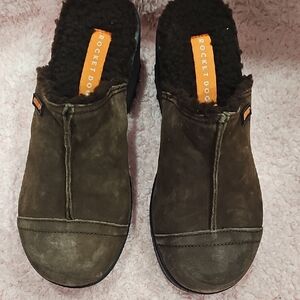 Rocket Dog Men's Olive Slip-On Loafers